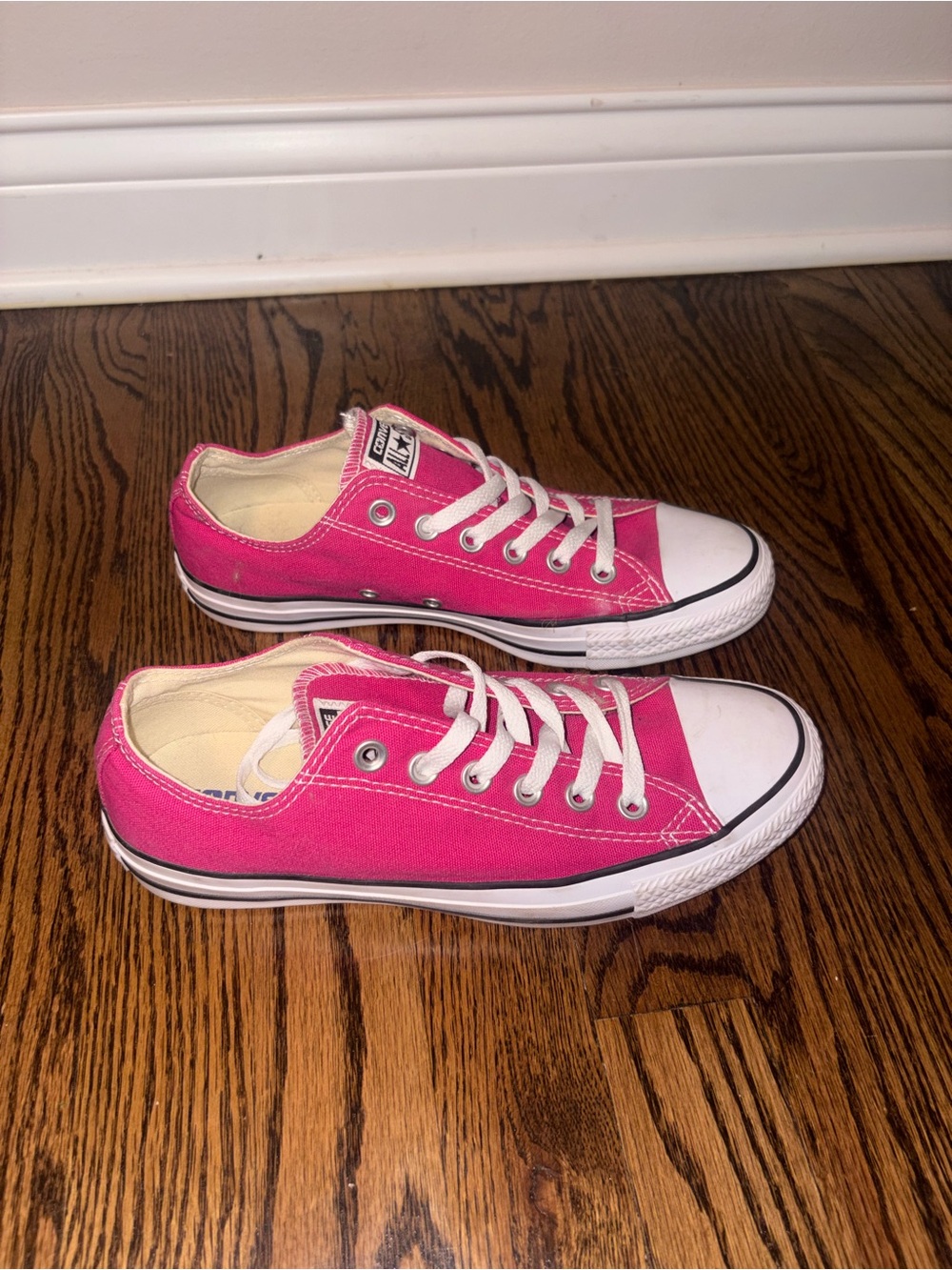 New Hot Pink Coverse All Stars 8